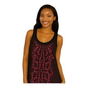 Daytrip Tank Top Black and Pink M